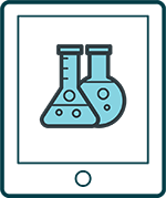Icon for online teaching for practice-based subjects