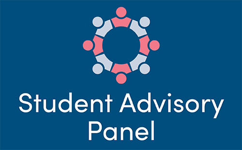 Banner with the text: Student Advisory Panel