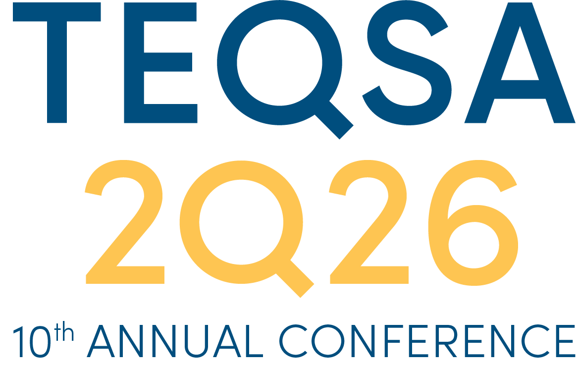 Banner with the text: TEQSA 2026, 10th Annual Conference