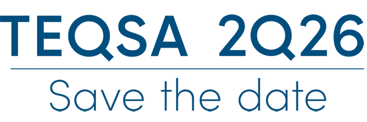 Banner with the text: TEQSA 2026 - Save the date