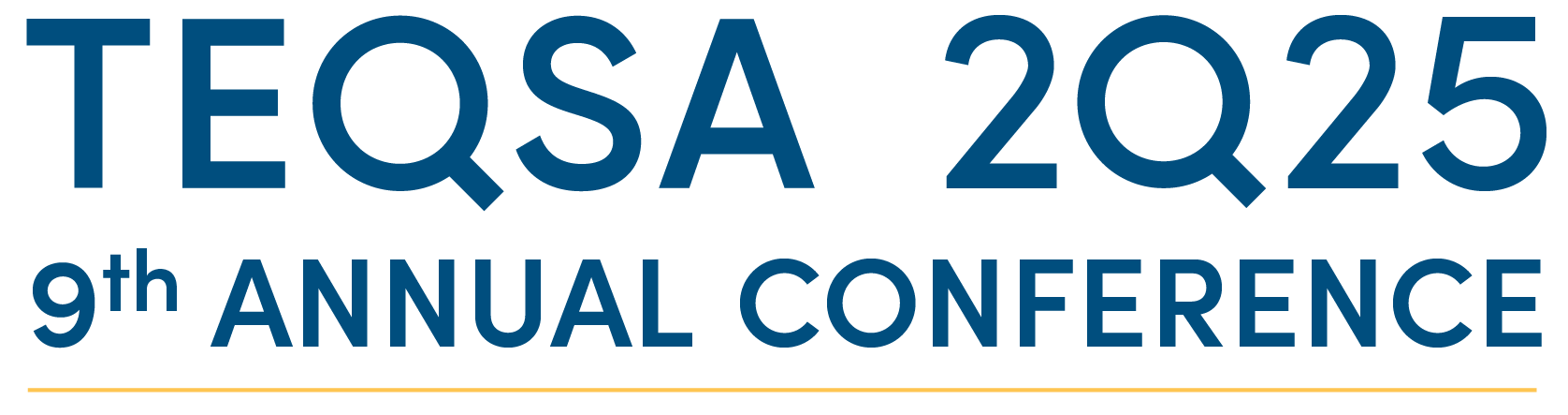 Banner with the text: TEQSA 2025, 9th Annual Conference